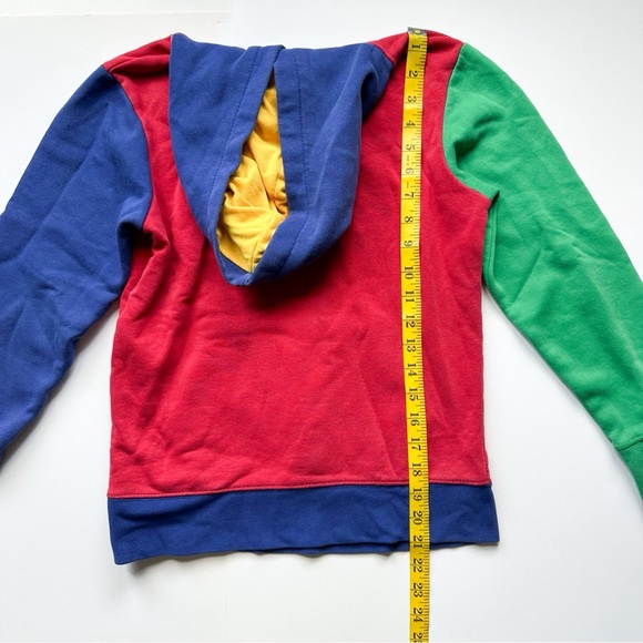 Retro Air Jordan Primary Colorblock Pullover Hoodie Sweatshirt - Picture 4 of 8
